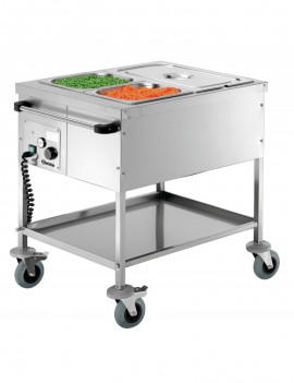 Chariot bain-marie, 2 x 1/1 GN, tr. BARTSCHER