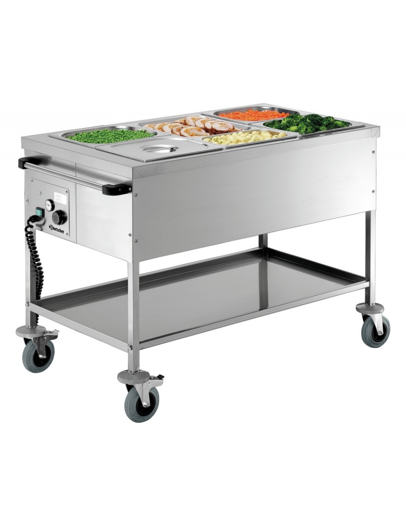 Chariot bain-marie, 3x1/1GN, tr. BARTSCHER Chariot bain-marie, 3x1/1GN, tr. BARTSCHER