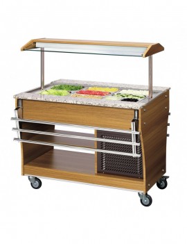 Chariot buffet, froid, 3x1/1 GN BARTSCHER