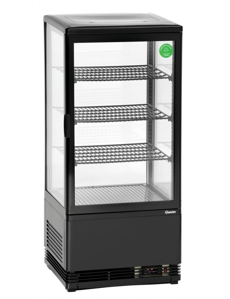 Mini vitrine réfrigérée 78 L, noire BARTSCHER Mini vitrine réfrigérée 78 L, noire BARTSCHER
