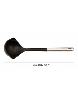 Louche inox revêtement silicone ambidextre ARCOS