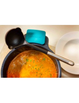Louche inox revêtement silicone ambidextre ARCOS