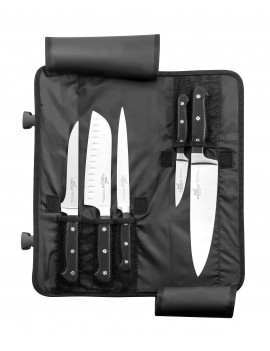 Trousse de 5 couteaux professionnels Pluton Brodée SABATIER® SABATIER