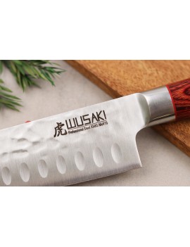 Couteau Wusaki Pakka X50 Santoku 17cm WUSAKI