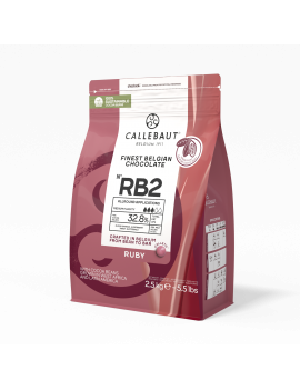 Nouveautés Chocolat de couverture Ruby RB2 47,3% CALLEBAUT