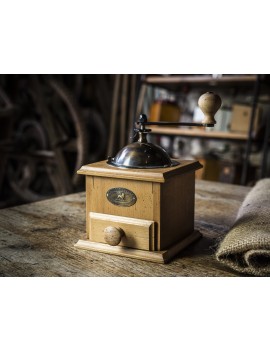 Moulin à café Antique - Nostalgie 21 cm  finition antiquaire PEUGEOT SAVEURS