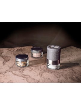 Coffret Moulin sel Maestro Zirlion + 2 réservoirs + 3 sachets PEUGEOT SAVEURS