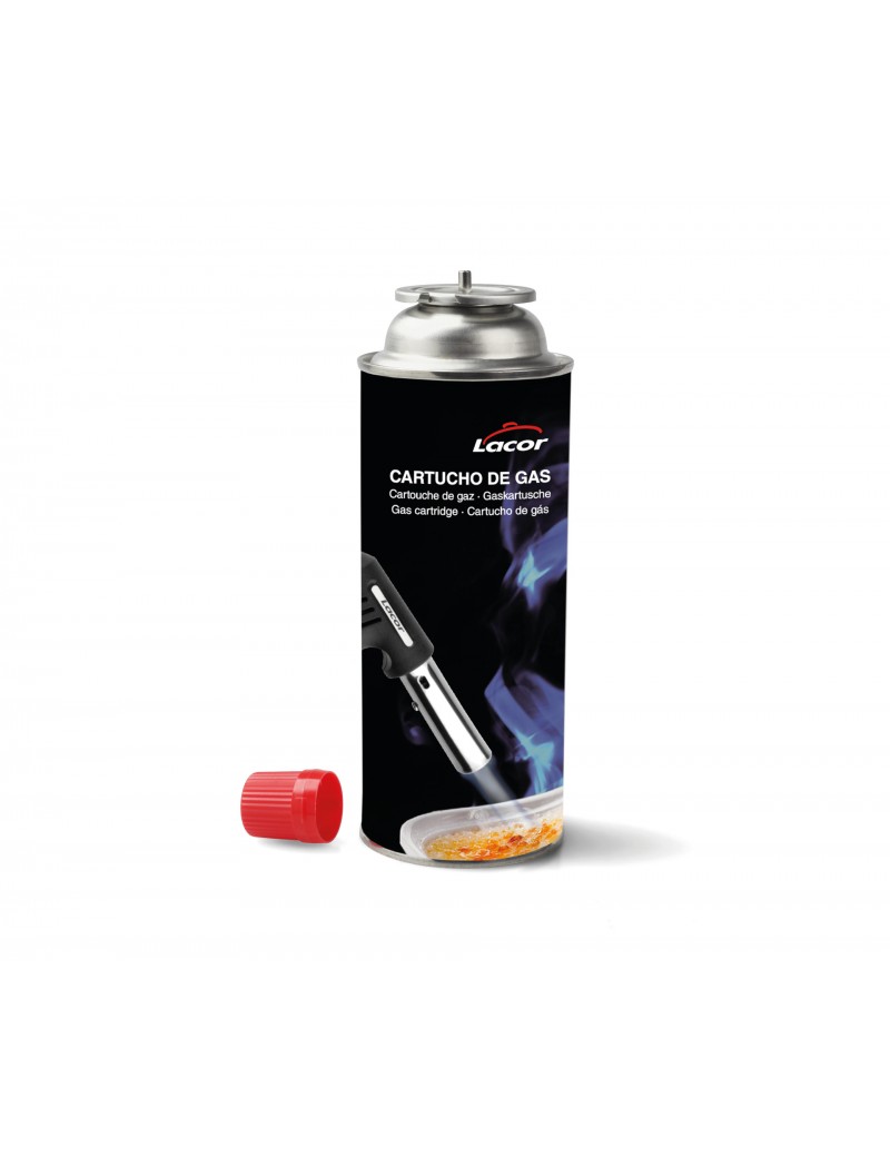 Cartouche de gaz 420 ml pour Chalumeau LACOR Cartouche de gaz 420 ml pour Chalumeau LACOR