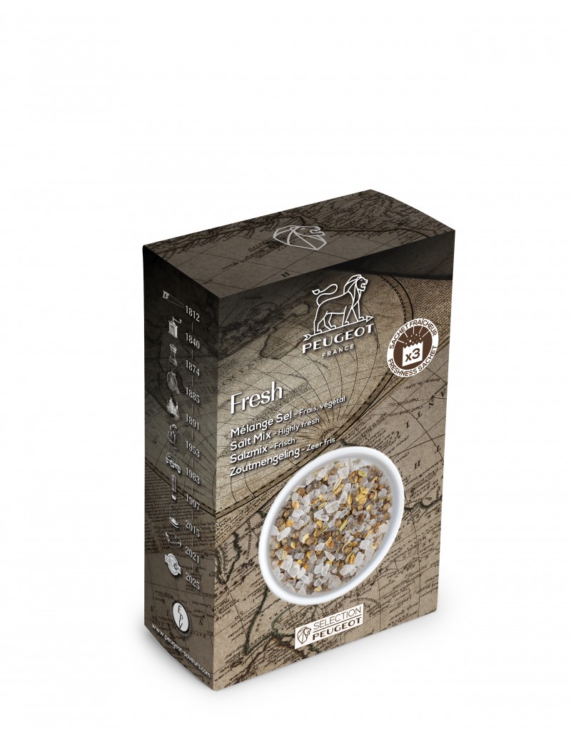 Sel mélange fraîcheur - 135 g - 3 sachets PEUGEOT SAVEURS