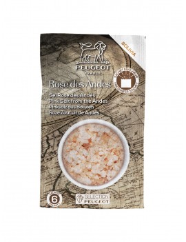 Cristaux de sel rose Bolivie - 350 g - 7 sachets PEUGEOT SAVEURS