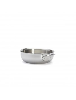 Sautoir bombé inox Affinity 28 cm avec couvercle DE BUYER INDUSTRIES