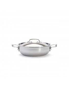 Sautoir bombé inox Affinity 28 cm avec couvercle DE BUYER INDUSTRIES