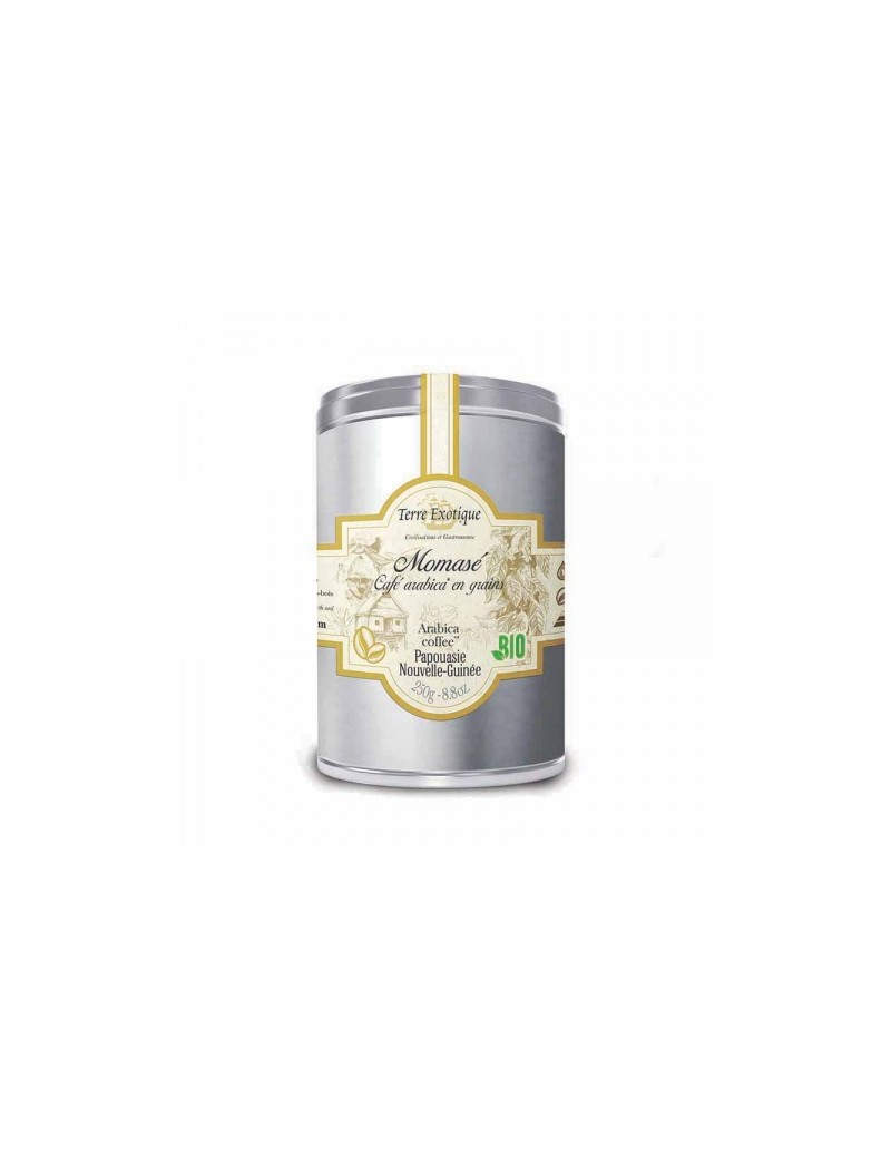 Momasé Café Arabica Bio en grains Papouasie 250 g TERRE EXOTIQUE