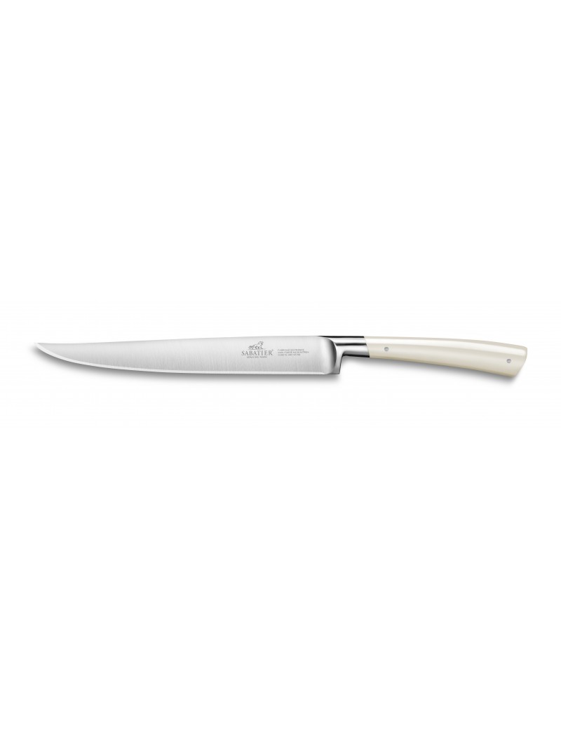 Couteau à découper Yatagan Edonist Perle 20 cm Sabatier® 100% forgé SABATIER
