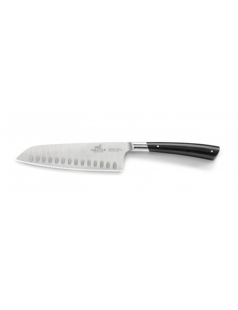 Couteau Santoku alvéolée Edonist Jais 18 cm Sabatier® 100% forgé SABATIER