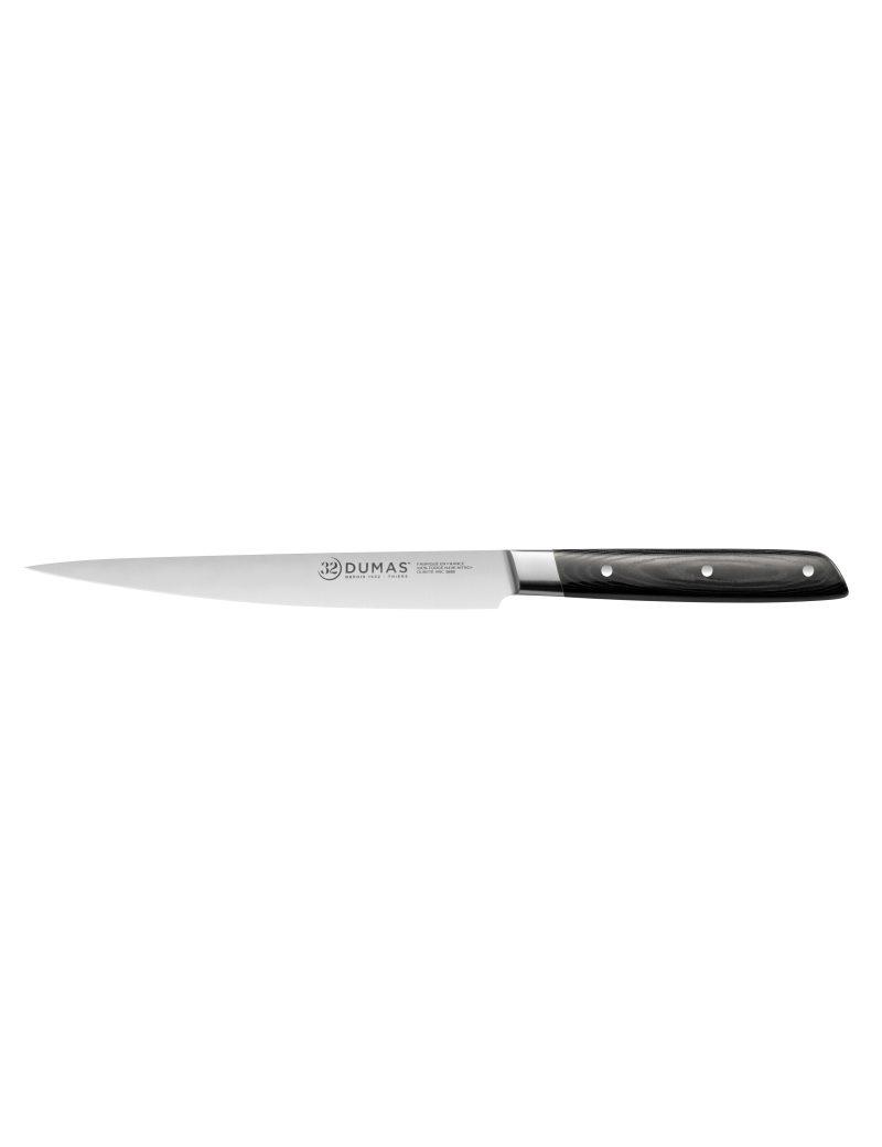 Couteau Filet de sole 18 cm Micarta Noir 32Dumas® Signature 32 DUMAS
