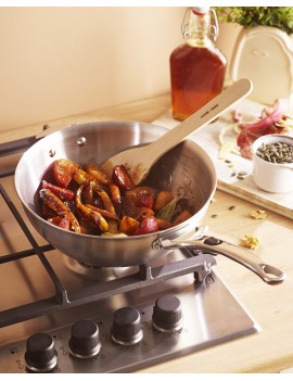 Sauteuse bombée amovible tout inox Alchimy LOQY DE BUYER INDUSTRIES