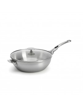 Sauteuse bombée amovible tout inox Alchimy LOQY DE BUYER INDUSTRIES