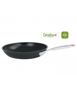 Set de 2 Poêles 24 et 28 cm revêtement céramique Castel'Pro® Fixe CERALISS+ CRISTEL