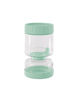 Bocal à cornichons en verre 750 ml avec séparateur en silicone PEBBLY