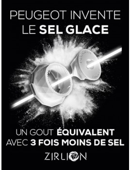 Coffret Moulin sel Maestro Zirlion + 2 réservoirs + 3 sachets PEUGEOT SAVEURS