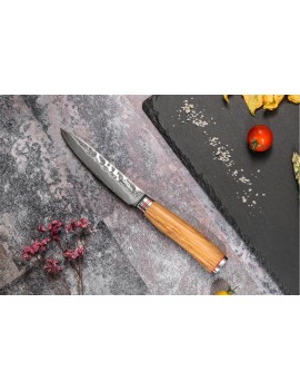 Couteau Wusaki Damas Olive 10CR Universel 12cm WUSAKI