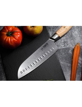 Couteau Fukito Pakka San Mai Santoku 18cm FUKITO