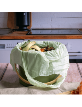 Rouleau de 20 Bio Sacs compostables et biodégradables PEBBLY