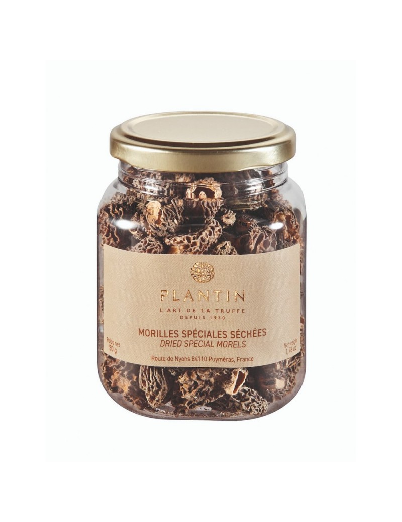 Tubo de Morilles Spéciales Séchées 100% tête de morilles PLANTIN