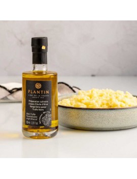 Huile d’olive Vierge Extra Saveur truffes noires avec morceaux de truffes PLANTIN