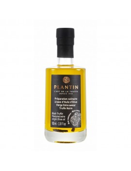 Huile d’olive Vierge Extra Saveur truffes noires avec morceaux de truffes PLANTIN