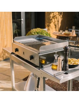 Duo K BBQ / Plancha électrique 70 x 50 cm KRAMPOUZ