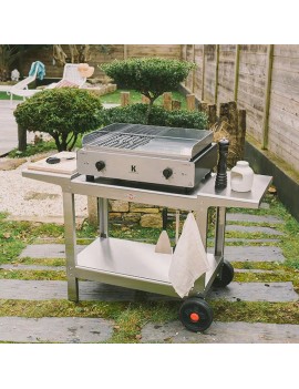 Duo K BBQ / Plancha électrique 70 x 50 cm KRAMPOUZ