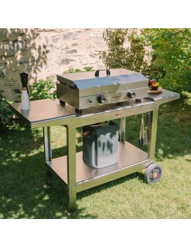 Capot inox pour planchas Saveur et Série Noire doubles KRAMPOUZ