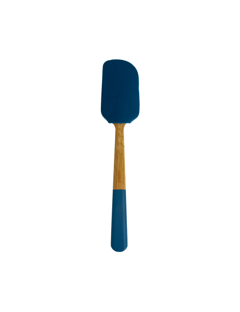 Spatule silicone manche Bambou 25 cm PEBBLY