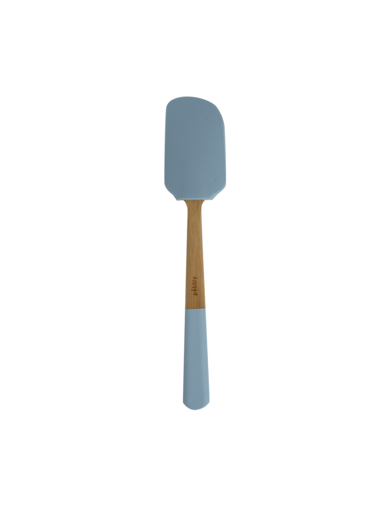 Spatule silicone manche Bambou 25 cm PEBBLY