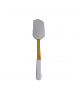Spatule silicone manche Bambou 25 cm PEBBLY