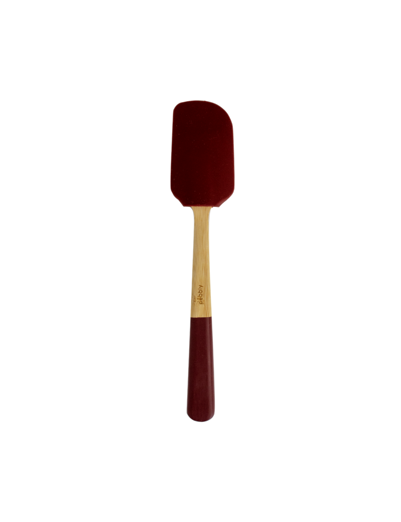Spatule silicone manche Bambou 25 cm PEBBLY