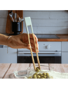 Pince attrape-tout en bamboo 24 cm PEBBLY