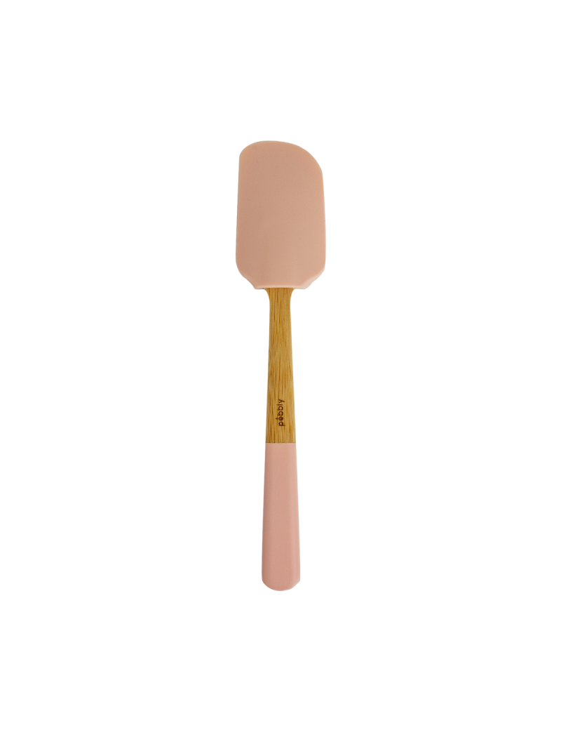 Spatule silicone manche Bambou 25 cm PEBBLY