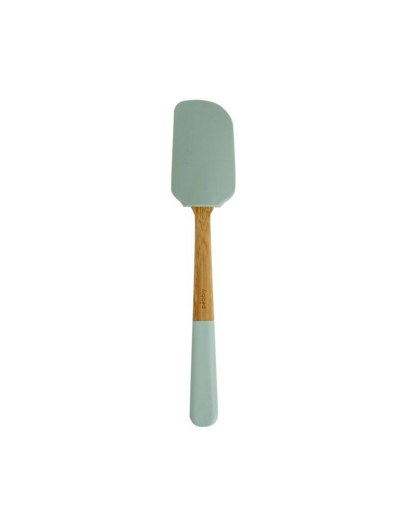 Spatule silicone manche Bambou 25 cm PEBBLY