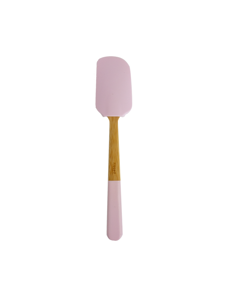Spatule silicone manche Bambou 25 cm PEBBLY