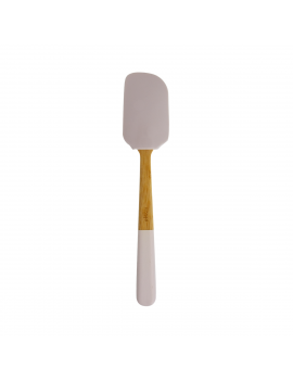 Spatule silicone manche Bambou 25 cm PEBBLY