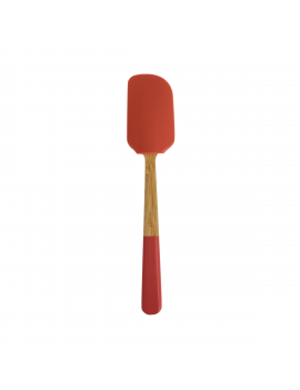 Spatule silicone manche Bambou 25 cm PEBBLY
