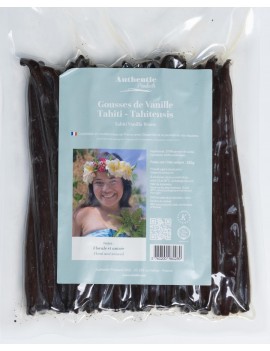 Gousses de vanille Tahiti Ile de Raitea +14 cm Grade A Planifolia AUTHENTIC PRODUCTS