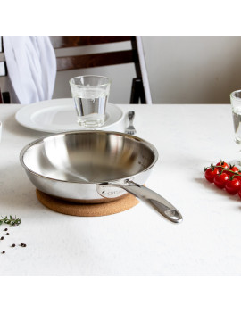 Sauteuse bombée Castel'Pro® Fixe induction CRISTEL