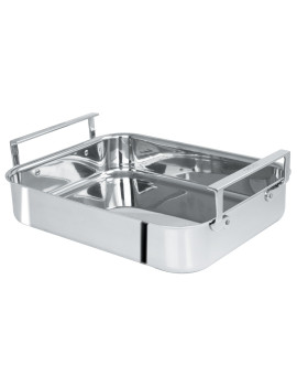 Plat à four 3-ply roaster sans rack ni thermotmètre CRISTEL