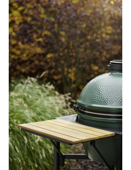 Pack MEDIUM sur table modulaire avec 2 rallonges - EGG Medium + ConvEGGtor  + Table modulaire +  2 rallonges bois BIG GREEN EGG