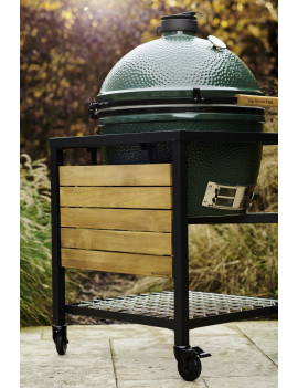 Pack XLARGE  sur table modulaire avec 2 rallonges - EGG XLarge + ConvEGGtor  + Table modulaire +  2 rallonges bois BIG GREEN EGG