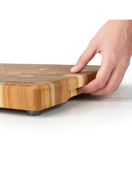 Planche à découper en bois debout teck ARCOS